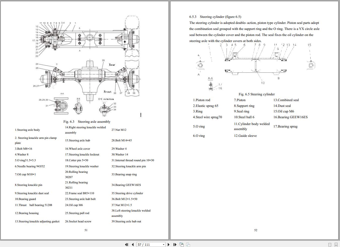 Lonking Forklift L30 Service Maintenance Manual 2
