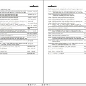 Lonking Forklift LG20D LG25D LG30D LG35D Spare Parts Catalog EN ZH 1