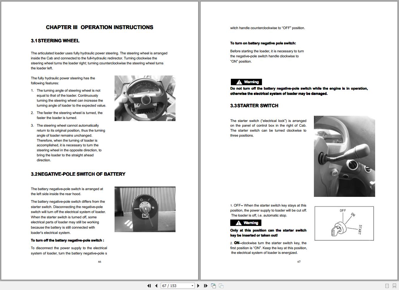 Lonking Wheel Loader CDM853 Operators Manual EN 2