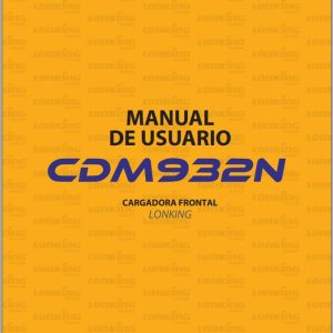 Lonking Wheel Loader CDM932 Operators Manual ES 1