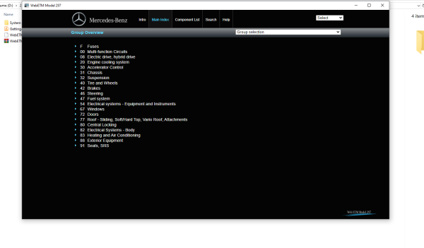 Mercedes Benz Web ETM SDmedia Rescuse Card Wiring Solution 2023 4
