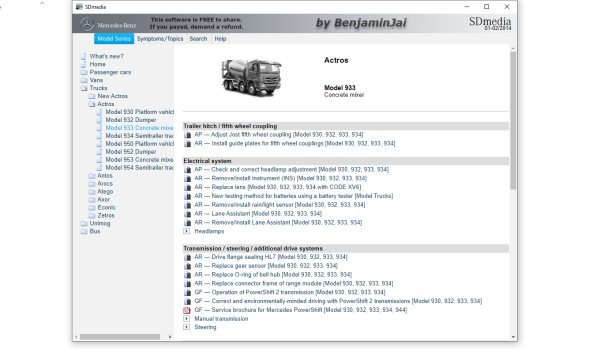 Mercedes Benz Web ETM SDmedia Rescuse Card Wiring Solution 2023 8