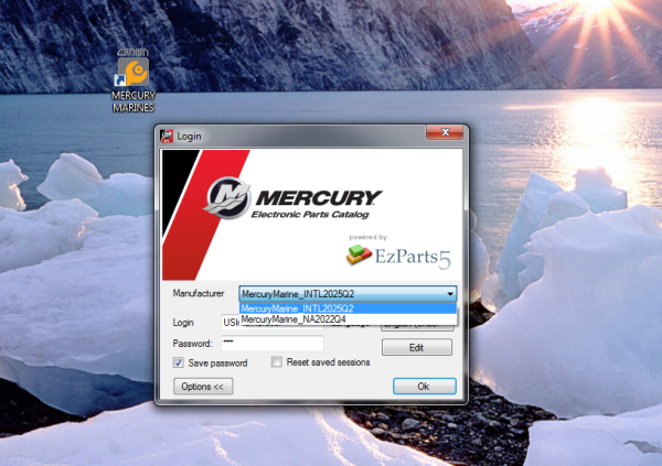 Mercury Marine EU 05.2025 NA 11.2022 Electronic Parts Catalog VMware 3