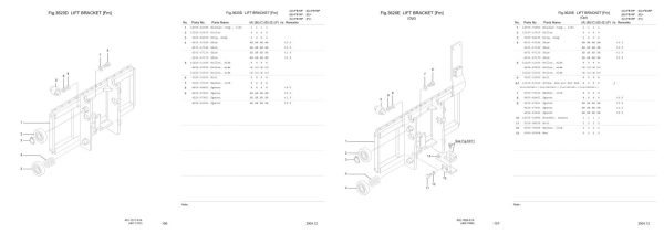 Nichiyu Forklift FB10P 70 SF Parts Manual 2