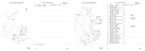 Nichiyu Forklift FB10P DC70 Parts Manual 2