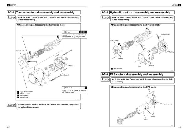 Nichiyu Forklift FB10P DC70 to FB30P DC70 Workshop Manual 02W 2202 2