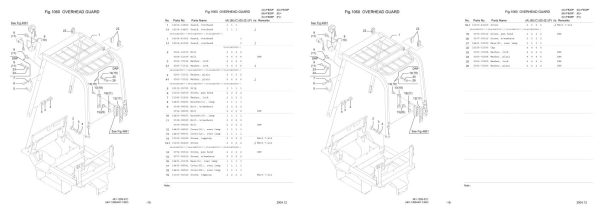 Nichiyu Forklift FB20P 70 SF Parts Manual 2