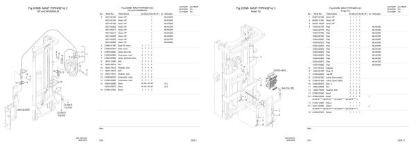 Nichiyu Forklift FB20P 75 SF Parts Manual 2