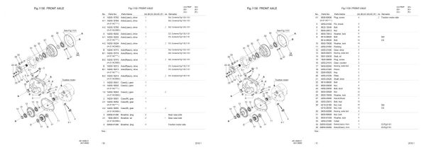 Nichiyu Forklift FB5P 50 Parts Manual 2