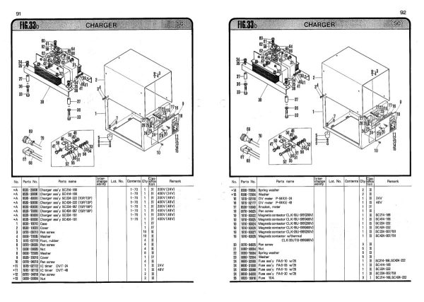 Nichiyu Forklift FBF10P 20 FBF13P 20 FBF15P 20 FBF18P 20 Parts Manual 2