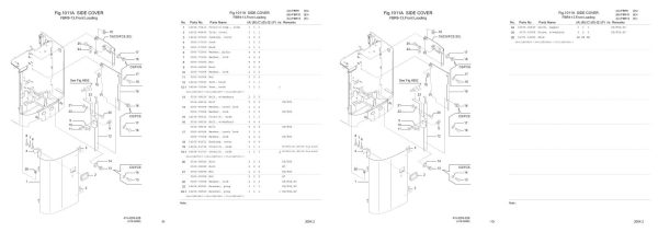 Nichiyu Forklift FBR10 70 SF Parts Manual 1