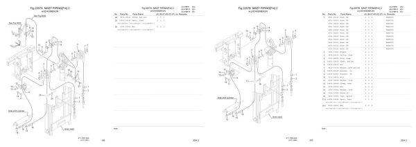 Nichiyu Forklift FBR10 70 SF Parts Manual 2
