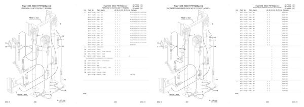Nichiyu Forklift FBR20 63 Parts Manual 2