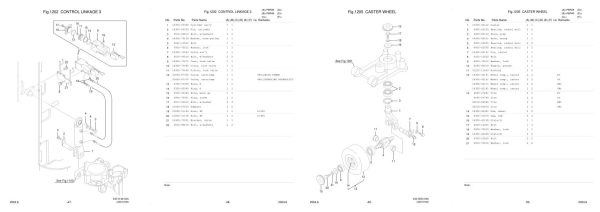 Nichiyu Forklift FBR35 70 Parts Manual 1