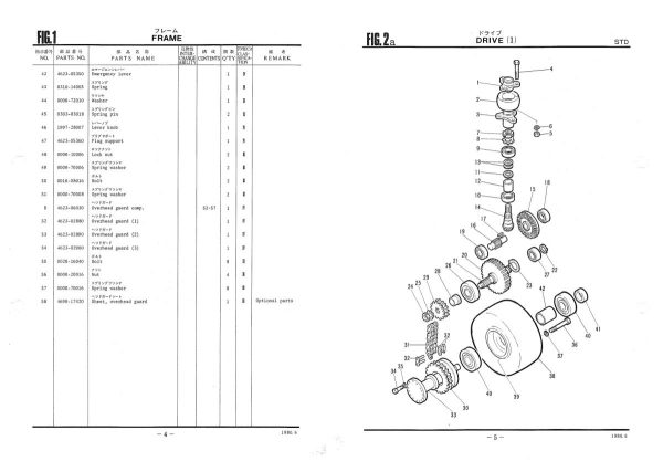 Nichiyu Forklift FBR9 to FBRA12 Parts List 3