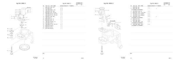 Nichiyu Forklift FBRD20 63 Parts Manual 2