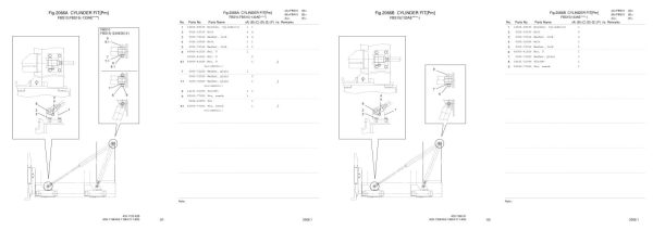 Nichiyu Forklift FBS15 75 Parts Manual 1