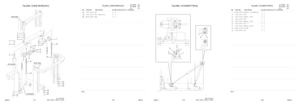 Nichiyu Forklift FBS20 70 Parts Manual 2
