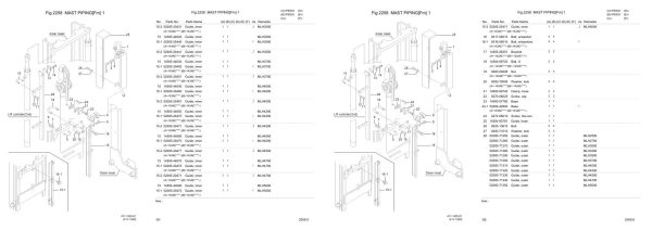 Nichiyu Forklift FBS20 75 Parts Manual 2