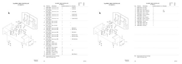 Nichiyu Forklift HT 70TUKIJI Parts Manual 1