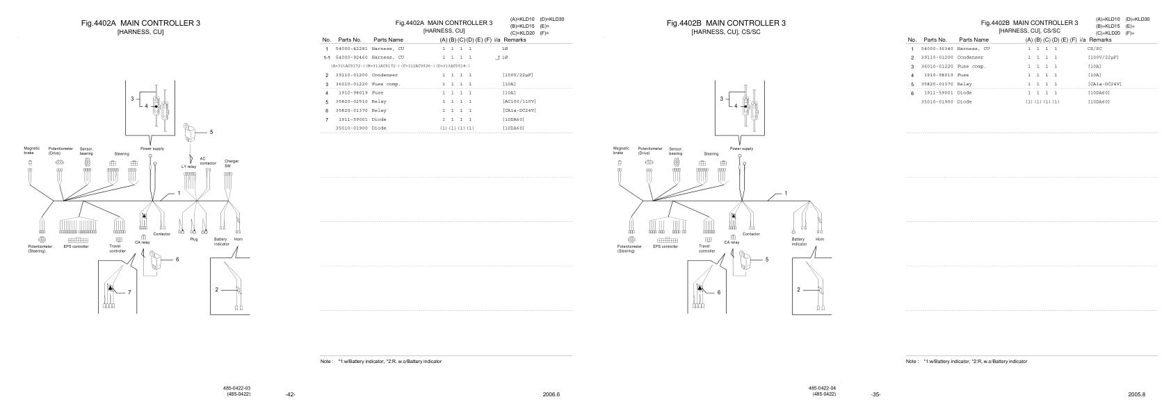 Nichiyu Forklift KLD 70 Parts Manual 1