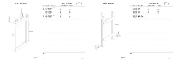 Nichiyu Forklift PBP 70 Parts Manual 1