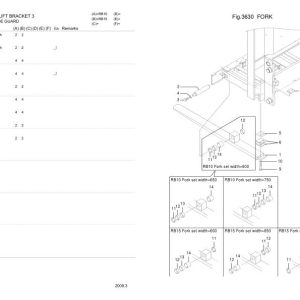 Nichiyu Forklift RB 70 Parts Manual 1