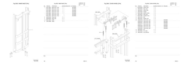 Nichiyu Forklift RFTL5T 7T 63 Parts Manual 2