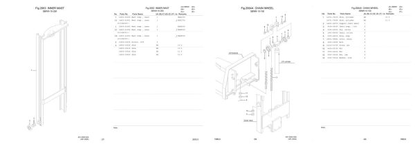 Nichiyu Forklift SBW 10 Parts Manual 2