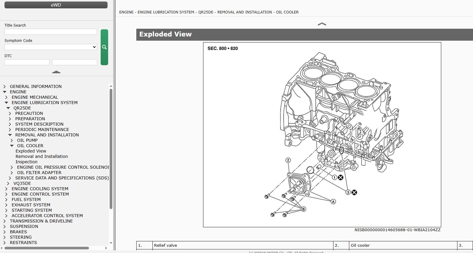 Nissan ALTIMA L33 2018 March 2020 Service Manual Wiring Diagrams 1