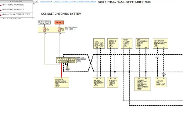 Nissan ALTIMA L33 2018 March 2020 Service Manual Wiring Diagrams 3