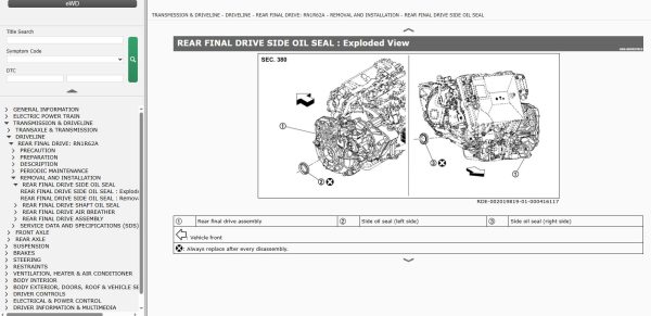 Nissan ARIYA FE0 January 2023 Service Manual Wiring Diagrams 1