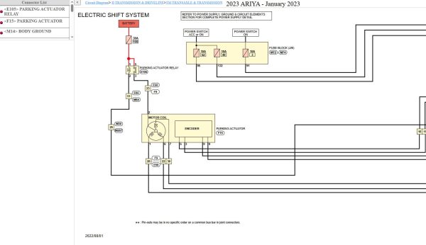 Nissan ARIYA FE0 January 2023 Service Manual Wiring Diagrams 3