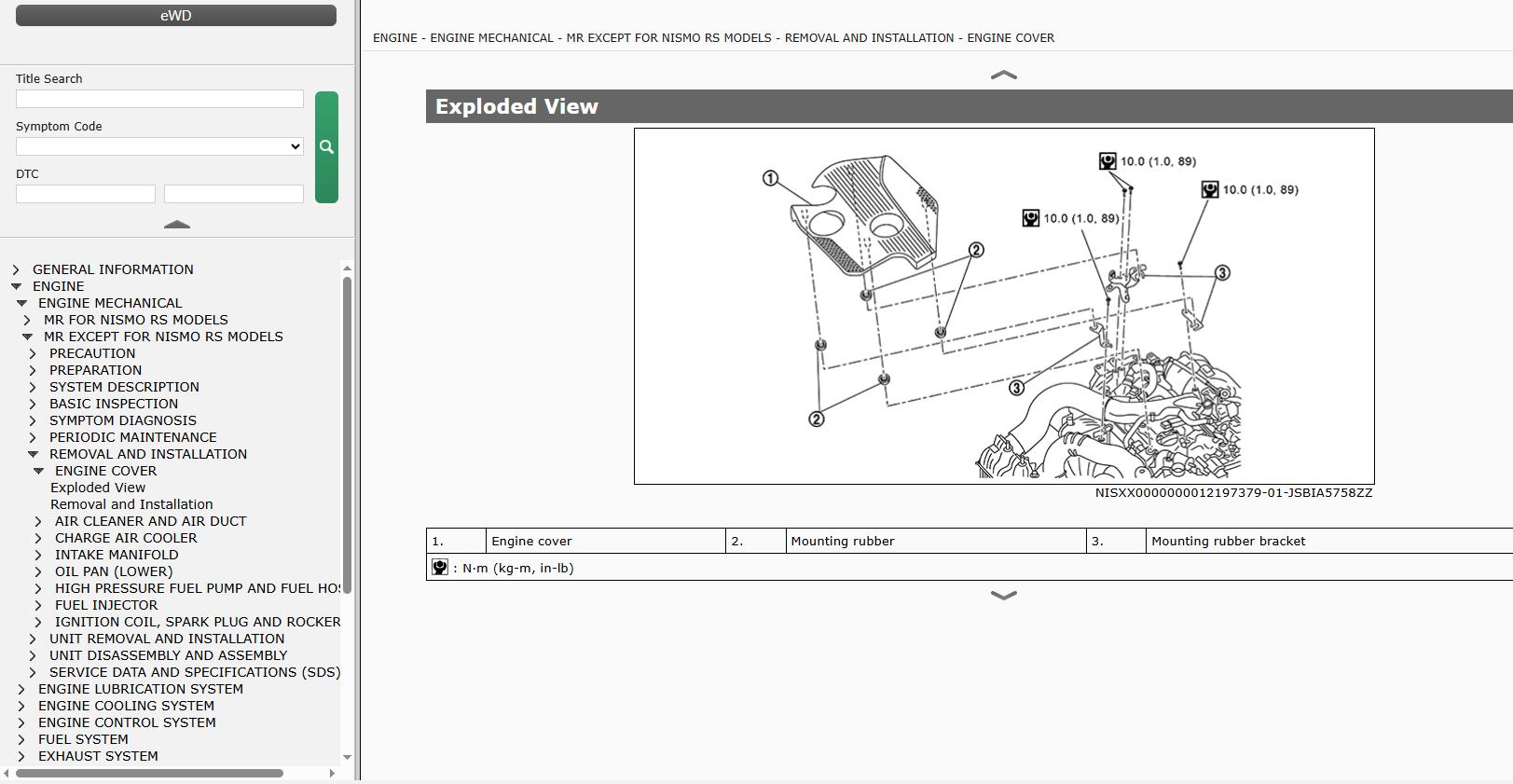 Nissan JUKE F15 2016 January 2017 Service Manual Wiring Diagrams 1