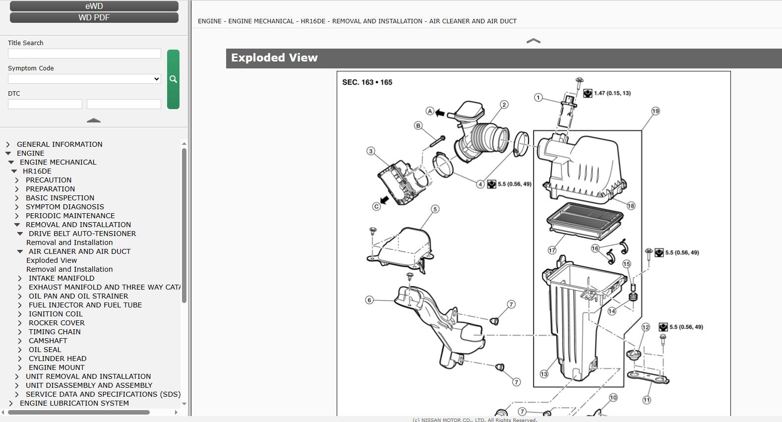 Nissan KICKS P15 2019 March 2025 Service Manual Wiring Diagrams 1