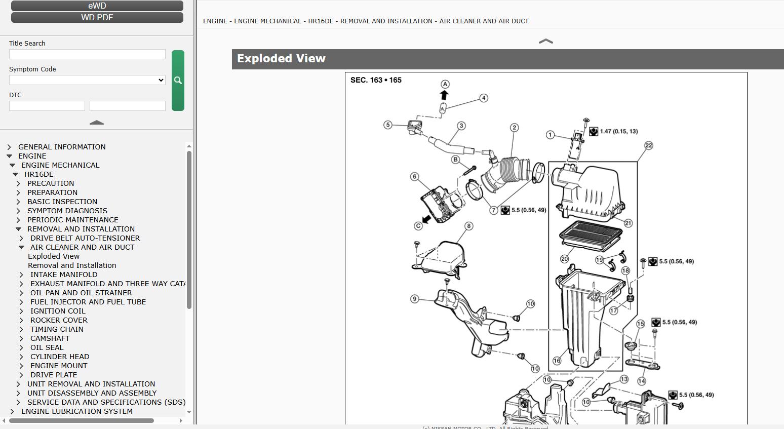 Nissan KICKS P15 2020 March 2025 Service Manual Wiring Diagrams 1