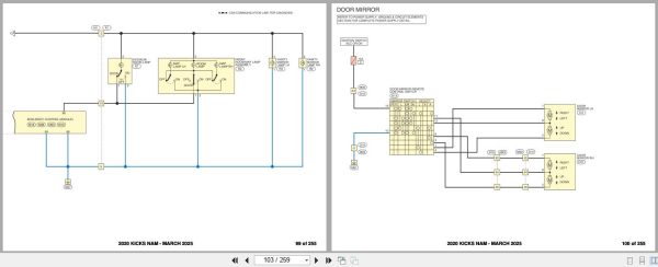 Nissan KICKS P15 2020 March 2025 Wiring Diagrams 2