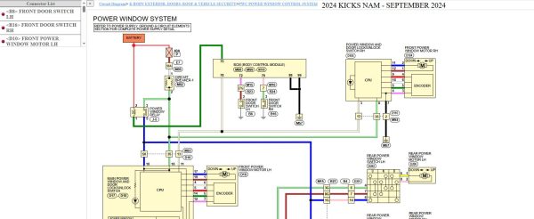 Nissan KICKS P15 September 2024 Service Manual Wiring Diagrams 3