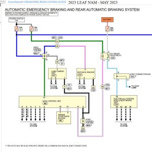 Nissan Leaf Ze1 2023 June 2024 Service Manual Wiring Diagrams 3