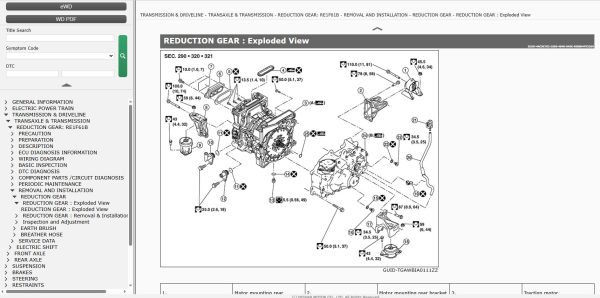 Nissan LEAF ZE1 Febuary 2024 2025 Service Manual Wiring Diagrams 1