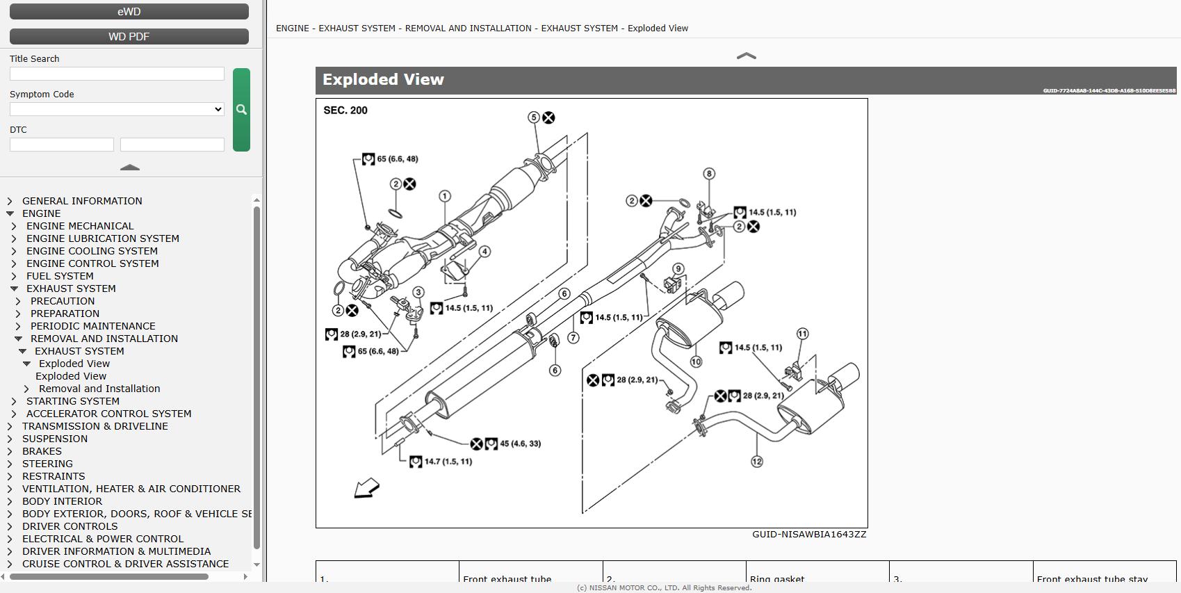 Nissan MAXIMA A36 2021 April 2024 Service Manual Wiring Diagrams 1
