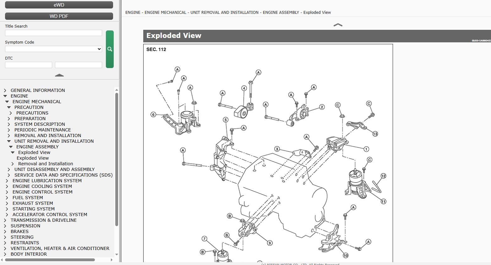Nissan MAXIMA A36 2022 July 2024 Service Manual Wiring Diagrams 1
