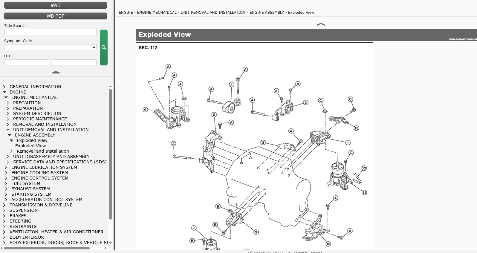 Nissan MAXIMA A36 2023 June 2024 Service Manual Wiring Diagrams 1