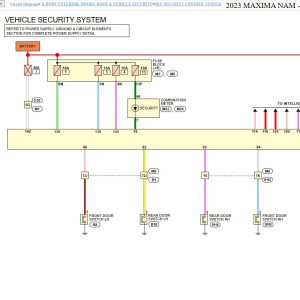 Nissan Maxima A36 2023 June 2024 Service Manual Wiring Diagrams 3