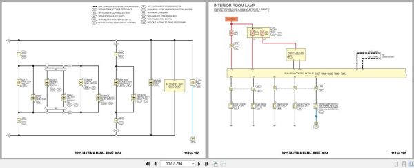 Nissan MAXIMA A36 2023 June 2024 Wiring Diagrams 2