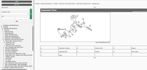 Nissan VERSA SEDAN N17 2019 August 2023 Service Manual Wiring Diagrams 1