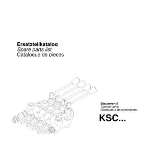 Palfinger Control Valve KSC Spare Parts Catalog 2003 1