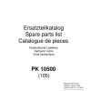 Palfinger Crane PK 10500 105 Spare Parts Catalogs 1