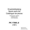 Palfinger Crane PK 17000 JI 1661 Spare Parts Catalog 1