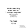 Palfinger Crane PK 27000 2514 Spare Parts Catalog 1
